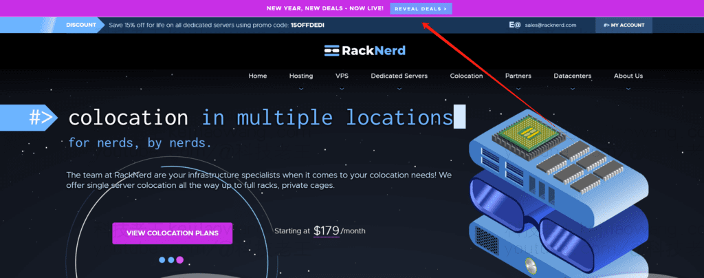 RackNerd VPS 最具性价比的服务器，约10美金/年 1Gbps/2000G/月