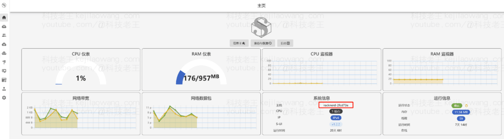 RackNerd VPS 最具性价比的服务器，约10美金/年 1Gbps/2000G/月